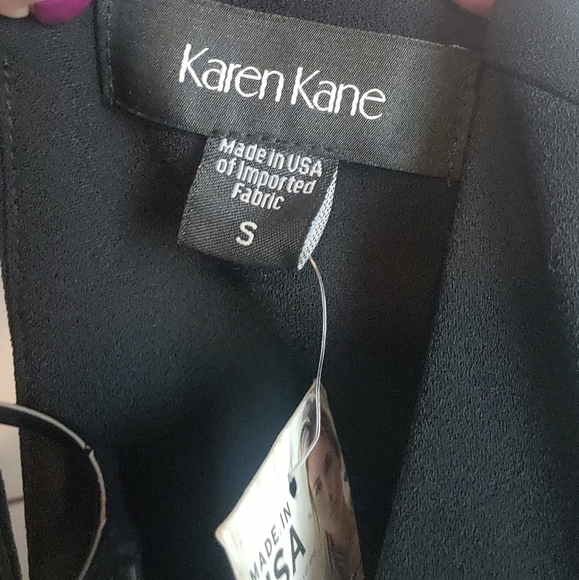 Karen Kane Black Sleeveless Shift Dress - Picture 6 of 10